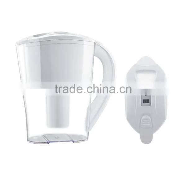 Plastic 2.5L Activated Carbon Water Filter Pitcher With Counter photo-2