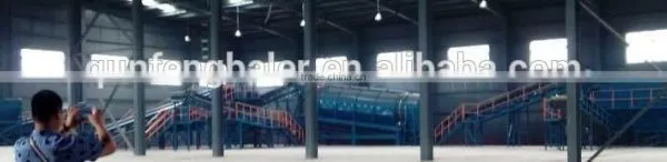 Automatic Municipal Waste Sorting Plant Urban Garbage Sorting Plant for Sorting MSW , PP/PE/PET ,metal