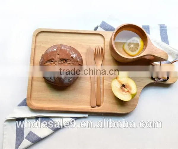 2015 New High Quality Handmade Decorative Wooden Breakfast Tray photo-2