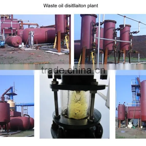 HOT-SALE Pyrolysis Oil /furnace Oil Refining to Diesel Oil 10 TPD Distiller photo-4