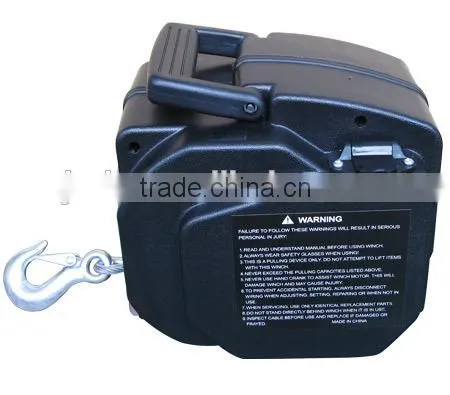 Convenient Protable DC 12V/24V Electric Winch 3500lb photo-3