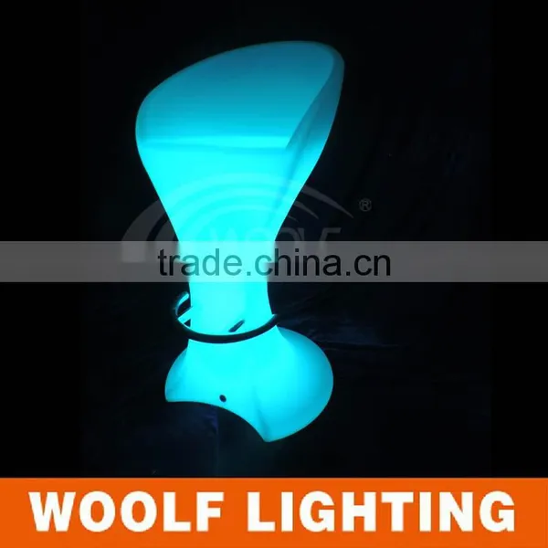 Excellent Design CE and Rohs Compliant Waterproof Colourful Rechargeable RGB LED Lighting Up Bar Stool Bar Chair photo-4