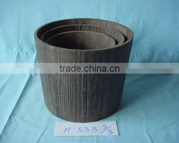Natural Round Wooden Barrel, Wooden Cask, Wooden Bucket photo-6