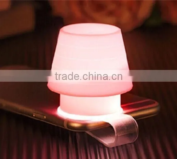 Promotional Silicone Mobile Phone Lampshade Phone Lamp Cover photo-2