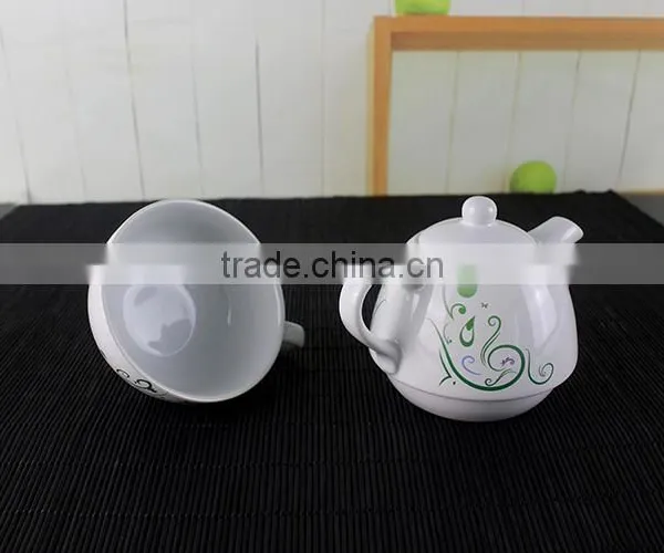 Chaozhou Factory Direct Wholesale Combination of Teapot & Bowl, Ceramic Turkish Tea Pot photo-5