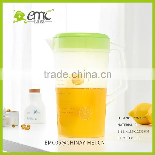 High Quality Plastic Cold Water and Juice Kettle With Print Body photo-5