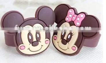 Fashionable Cute Design Silicone Ring & 2015 Wholesale Animal Ring for Child photo-3