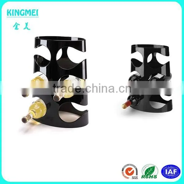 Custom Hot Bending Single Wine Bottle Display Holder on Desk for Stores photo-4