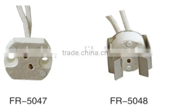 Fluorescent Lampholder Cord Set Accessories Porcelain Lamp Holder Lamp Socket Lamp Base Gu10 With Electric Wire photo-3