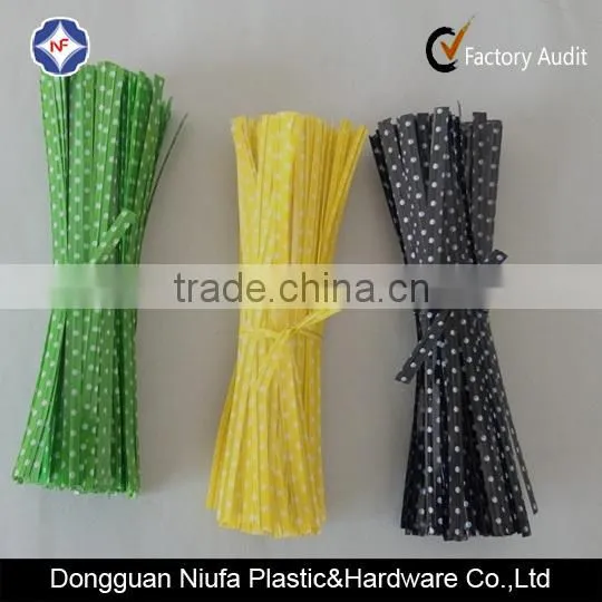 Hot Sell Precut PET Decorative Plastic Coated Twist Tie / Binding Ties photo-3