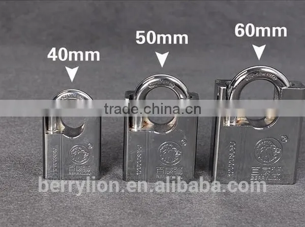 Berrylion High Carbon Steel 60mm Padlock Leaf Blade Padlock photo-4