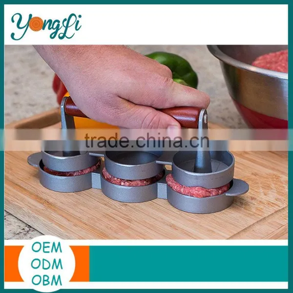 Hot Selling Kitchen Barbecue Hamburger Press Meat Patty Mold photo-2