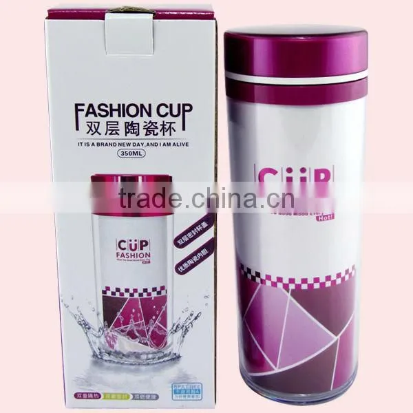 New Style Wholesale Recyclable Use 350ML Vacuum Cup Ceramic Inner photo-4