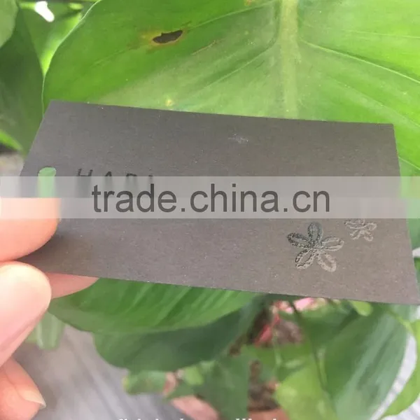 2017 China Hot Sale High Quality Black Cardboard Paper Jeans Hang Tags photo-2