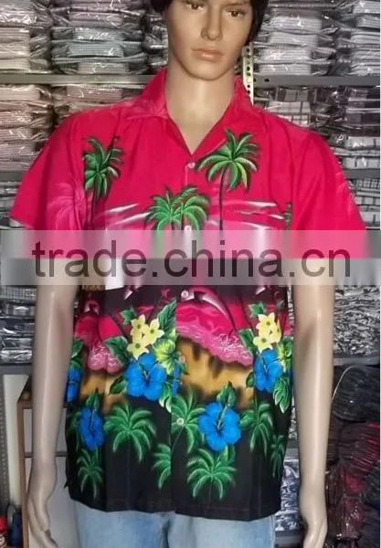 Palma de Mallorca Mens Aloha Hawaiian Shirts photo-3