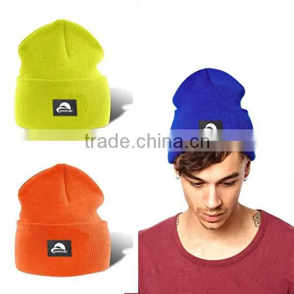 Winter Beanies, Beanie Hats Wholesale, Custom Knit Acrylic Beanie photo-5