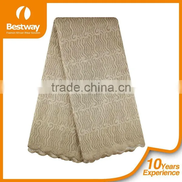 African Cotton Dry Lace Swiss Voile Lace Fabric Cotton Lace Tops Women SL0323 photo-4