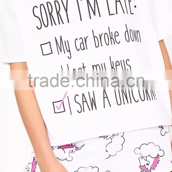 Women Summer Sleepwear Wholesale Custom Design Short Pajamas Baggy Soft Pyjama Set With Private Brand photo-6