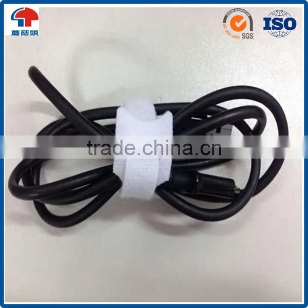 Thin Adjustable Hook & Loop Cable Ties For Data Room Telecom Cable Management photo-6