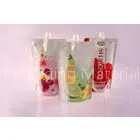 Customized Stand Up Flexible Cosmetic Packaging Bag With Spout
