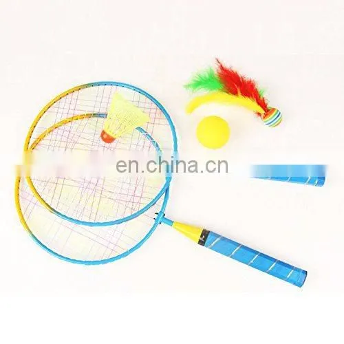 Kid's Badminton Sets Children Indoor/Outdoor Sports Toy Ball Game-Orange/White photo-2