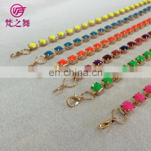 Colorful Performance Belly Dance Waist Chain Accessory P-9051# photo-3