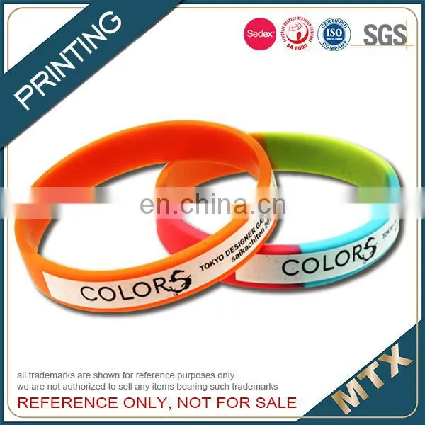 Printing Silicon Wristband Bracelet Supplier photo-5