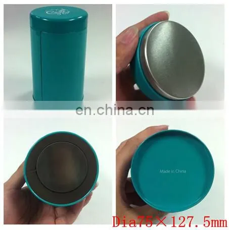 Large Round Tin Tea Can photo-3