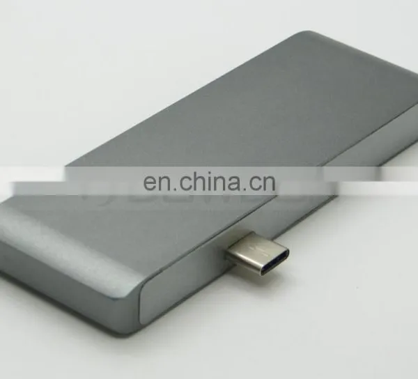 Aluminium 5 in 1 USB 3.0 Type C Hub for Macbook photo-6