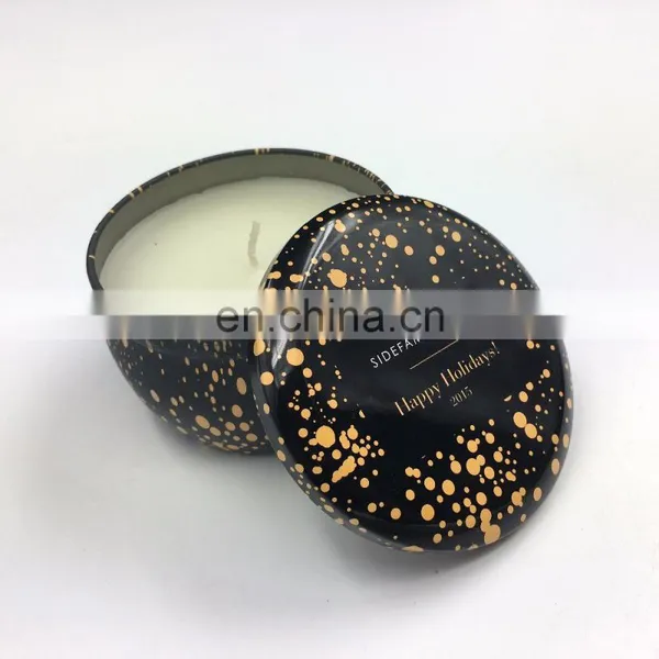 Wholesale Round Ball Shape Metal Scented Travel Candle Tin photo-4