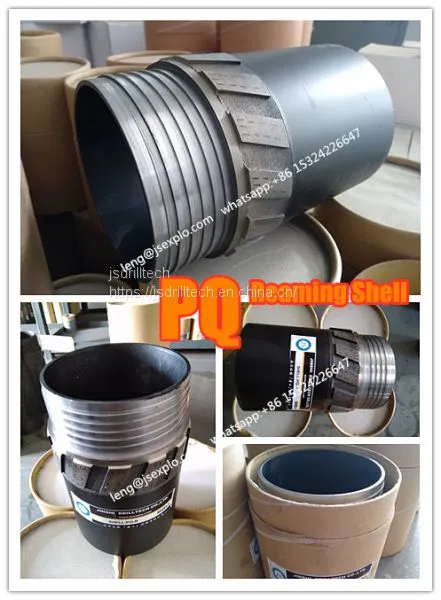 PQ reaming shell, impregnated diamond core drill bits & reamers, exploration drilling, rock coring, geotechnical drilling reaming shells