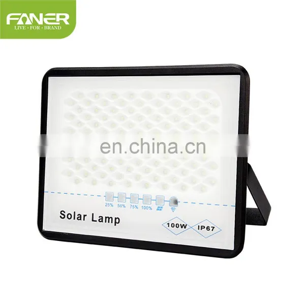FANER Waterproof Led Solar Flood Light Led Solar Flood Light With Power Show Cheap Solar Flood Lights photo-2