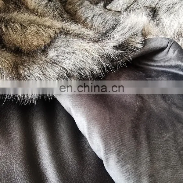 Wholesale High Quality Fuzzy Cozy Luxury Super Soft Plush Fluffy Warm Shaggy Double Fleece Faux Fur Throw Blanket for Sofa photo-3