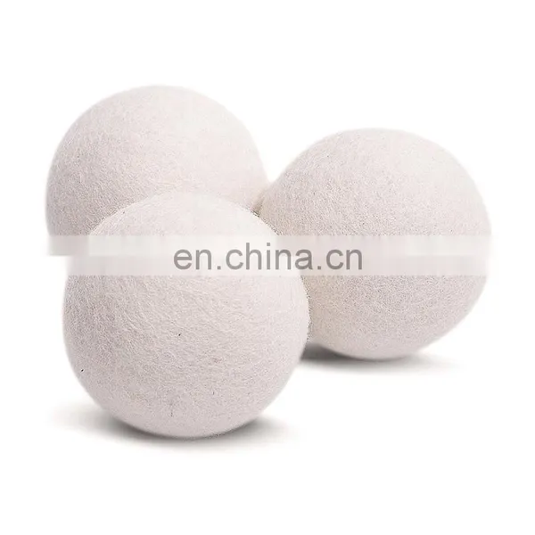 Australian Premium Tumble Anti Static Large Clothes Wool Felt Laundry Balls photo-4