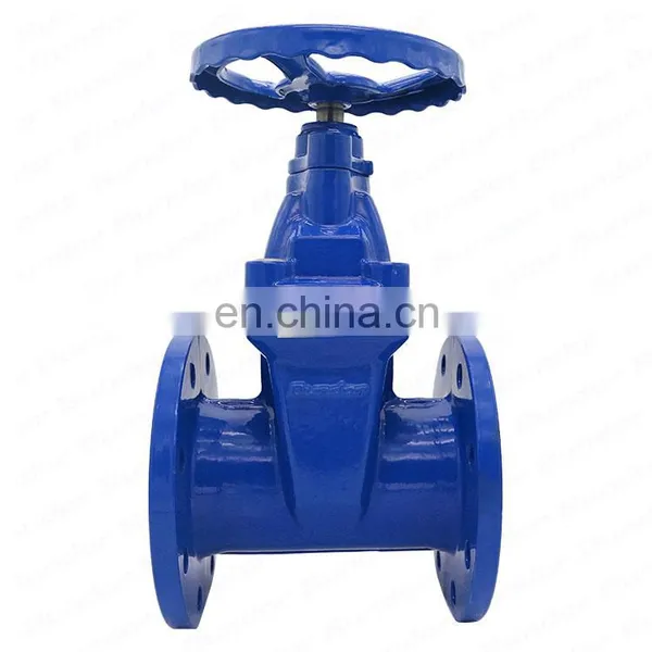 Bundor DIN F4 Ductile Iron Non Ring Steam Soft Seal 4 Inch 100mm Gate Valve photo-2