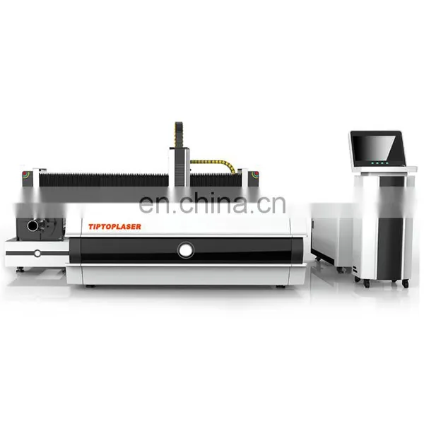 Gold Quality Fiber Cutting Machine 1500w Sheet Metal Round Square Pipe Tube Laser Cutter photo-2