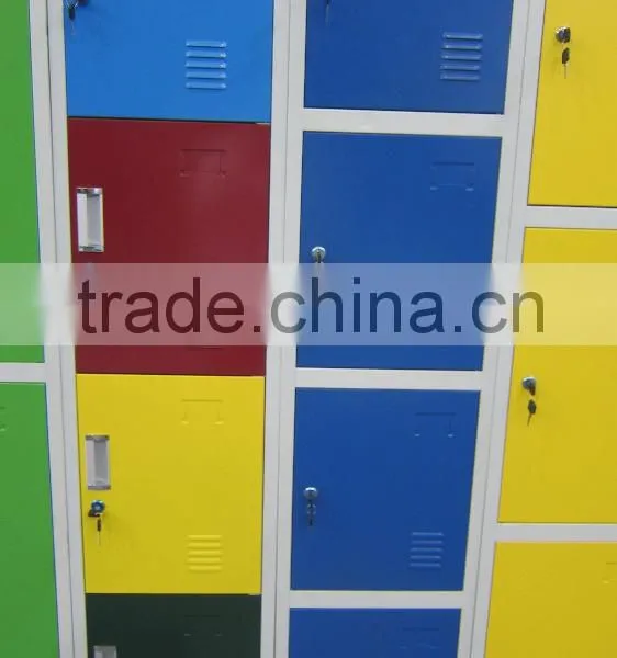 (DL-SL1) 4 Different Colours Doors Steel Locker Supplier /4 Door Clothing Steel Locker/wardrobe photo-2