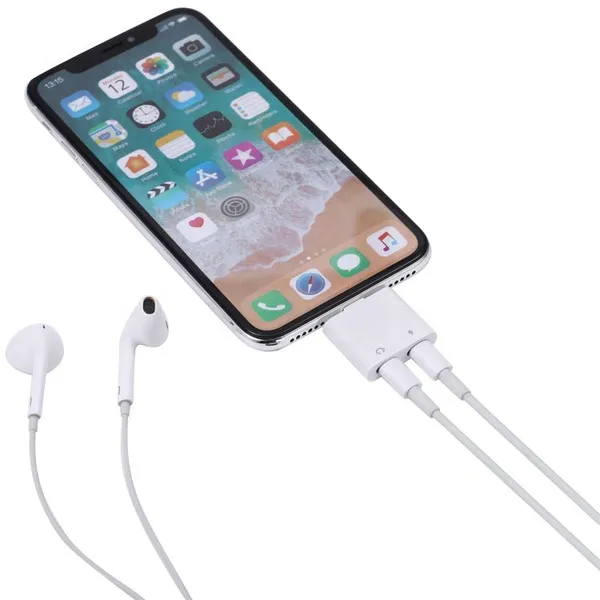 Factory Wholesale Charging Audio Adapter Suitable for Apple Mobile Phone Charging and Listening to Music photo-5