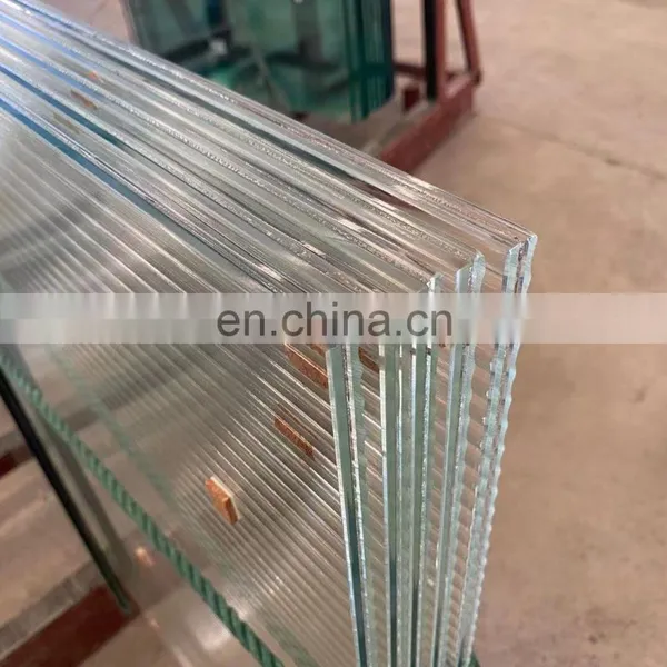 5+5mm Fluted Low Iron Tempered Laminated Glass photo-4