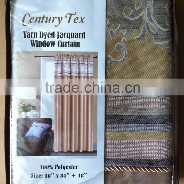 1PC YARN DYE JACQUARD WINDOW CORTINA,RIDEAU EN TISSU Quality Choice photo-2