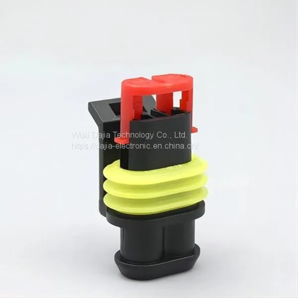 TE Rubber Shell and Accessories 282080-1 Automotive Connector 2P RECEPTACLE