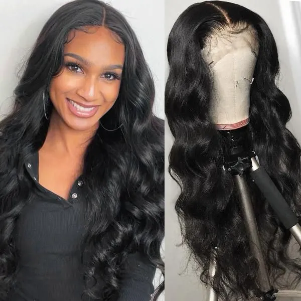 Wear And Go Glueless Human Hair Wigs Body Wave 13x4 Frontal Wig Human Hair Wigs For Women Ready To Wear