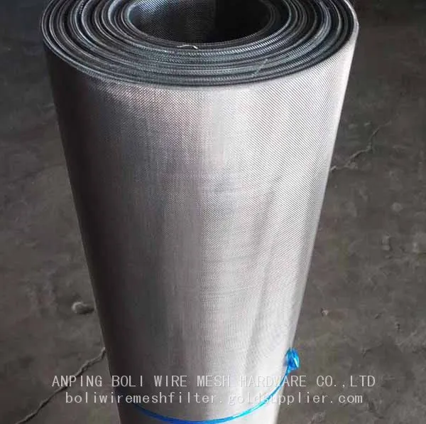 Einfacher Gewebe 904L 316L 430 Edelstahl Drahtgewebe, Holländisches Gewebe für präzise Mikronfiltration Edelstahl Sieb