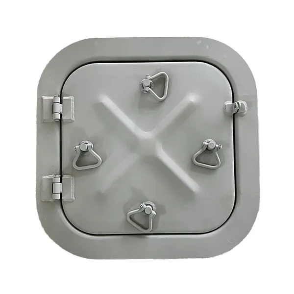Marine Hardware Square Steel Ship Boat Escape Deck Hatch Cover