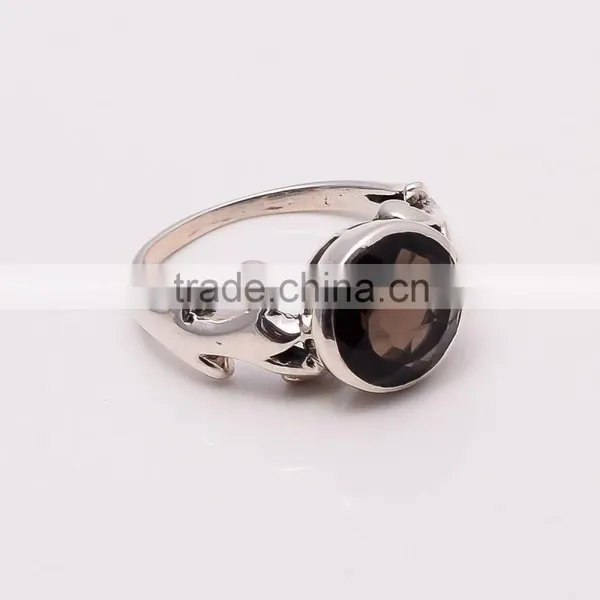 SMOKY RING ,925 Sterling Silver Jewelry Wholesale,WHOLESALE SILVER JEWELRY,SILVER EXPORTER,SILVER JEWELRY FROM INDIA photo-2
