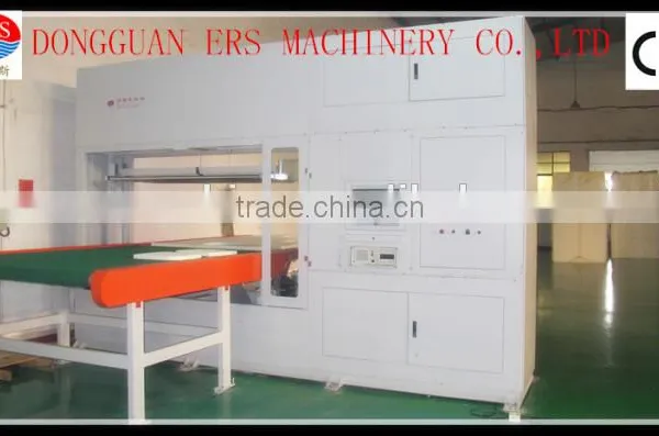 Vertical CNC PU foam shapes cutting machine