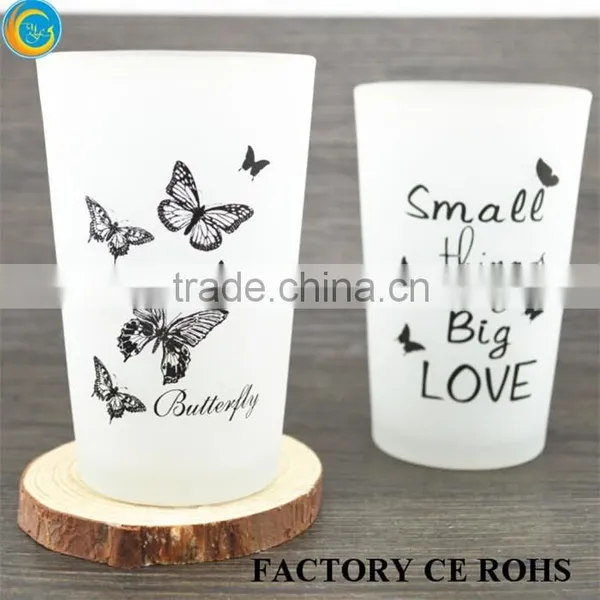 Popular Words Candle Holder Black and White Design / Float for Oil Candle photo-6