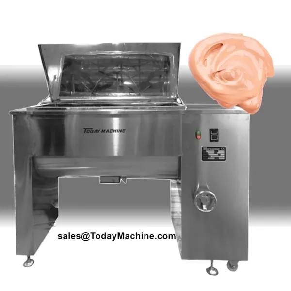 Stainless Steel Food Dry Powder Mixing Equipment Horizontal Ribbon Blender Mixer photo-3