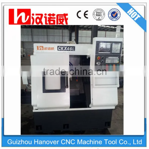 Slant Bed Cnc Lathe CKX46L Turning Center Lathe Machine Slant Bed 450 Max Swing Diameter 3 Jaw 6'' Chuck photo-2