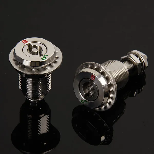 Weak Channel Lock MS816 Stainless Steel Cylindrical Lock Distribution Box Pull Rod Telescopic Lock photo-2